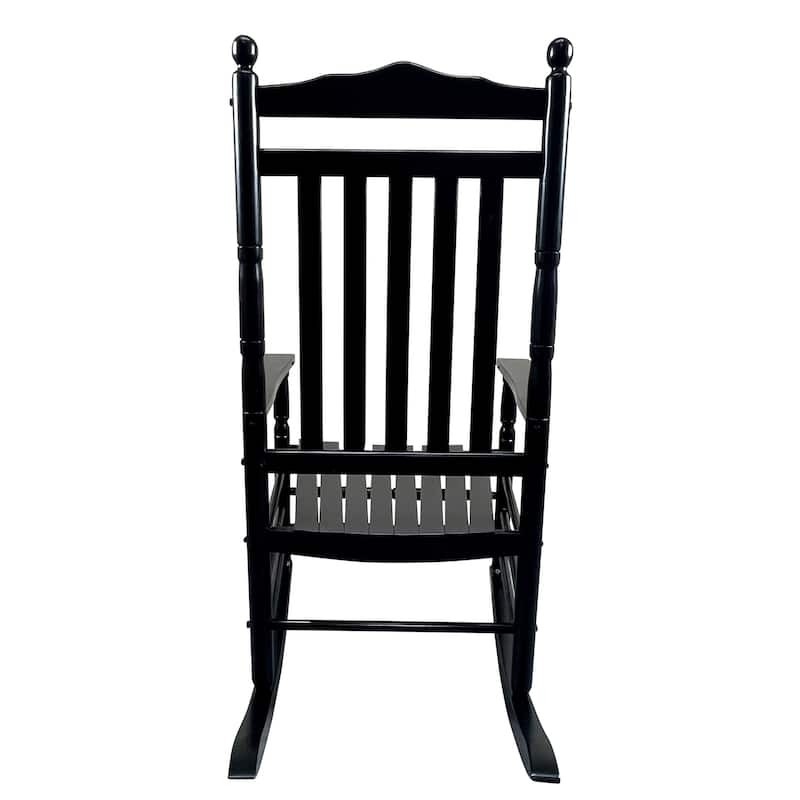 Black Porch Adult Rocking Chair