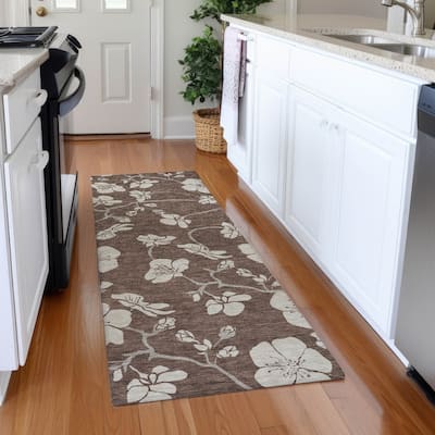 Premium Washable Super Soft Modern Floral Mayfield Rug