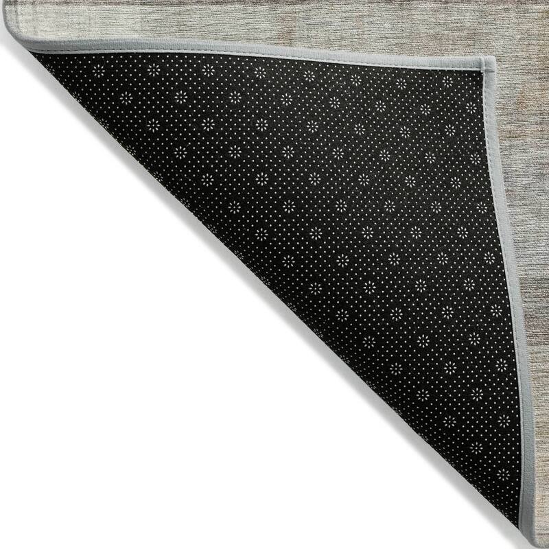 Machine Washable Indoor/ Outdoor Modern Abstract Chantille Rug
