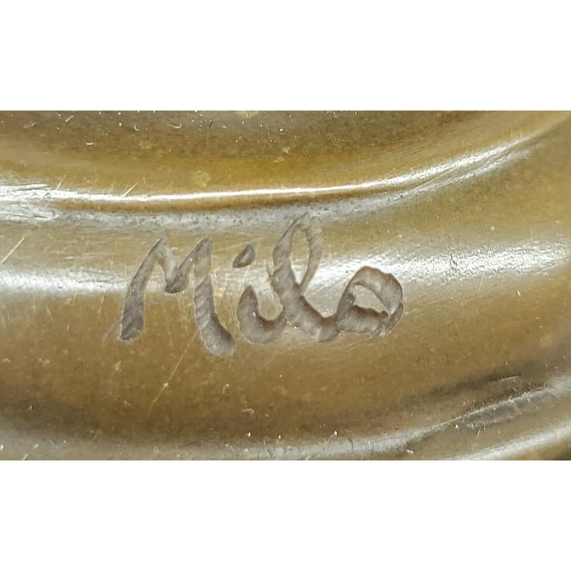 Horse Jockey Racing Equine Art Equestrian Collector Bronze Statue Sculpture Original 8 Inches X 6.5 Inches