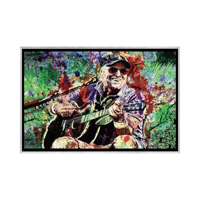 iCanvas "Jimmy Buffet "Margaritaville"" by Rockchromatic Framed