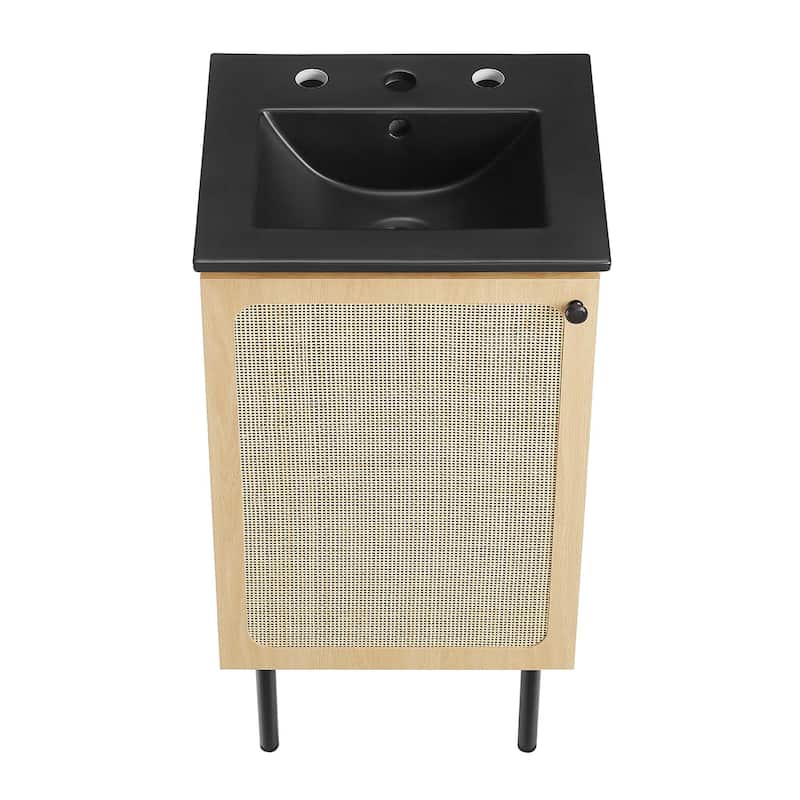 Chaucer Bathroom Vanity with Black Basin Included