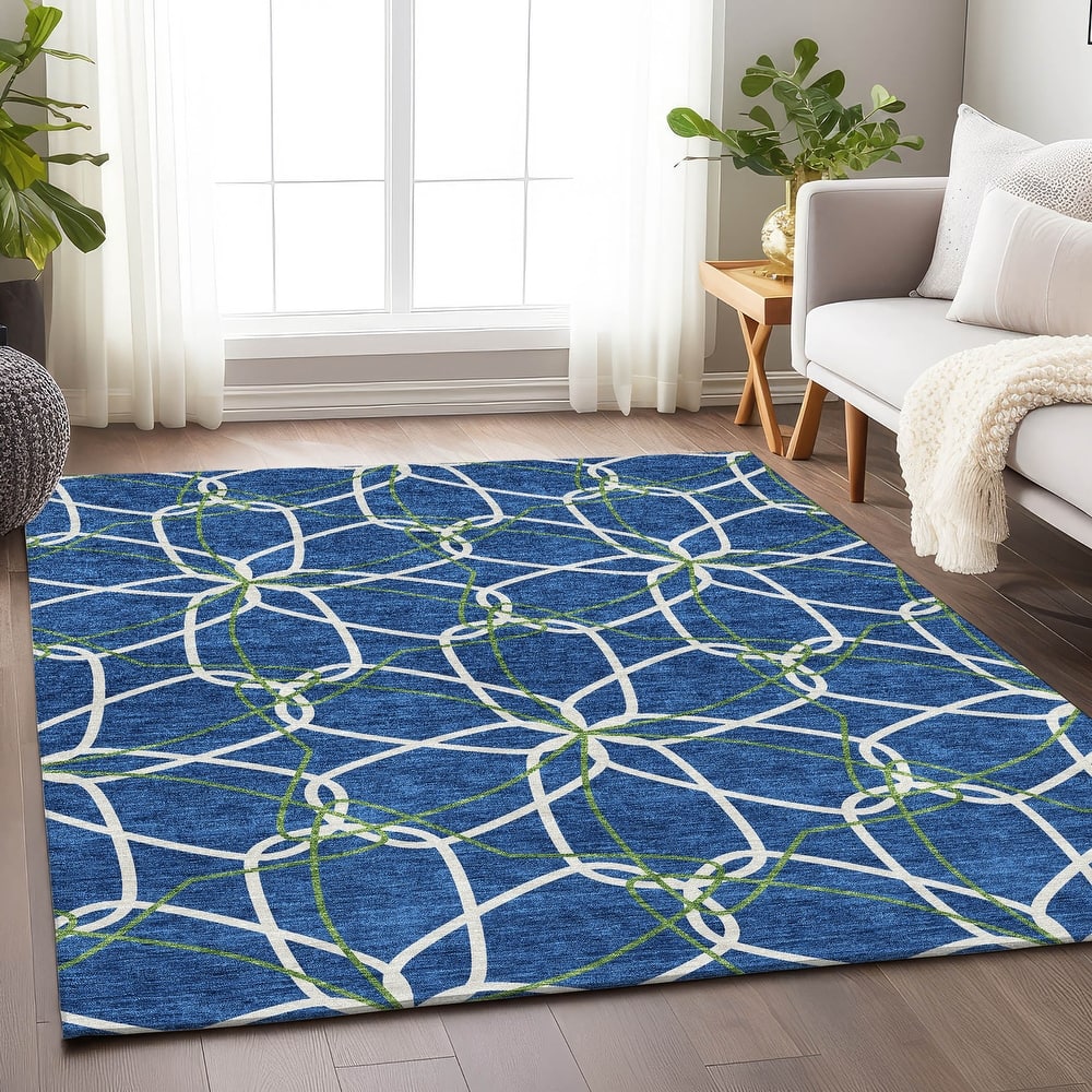 Premium Washable Super Soft Modern Floral Mayfield Rug