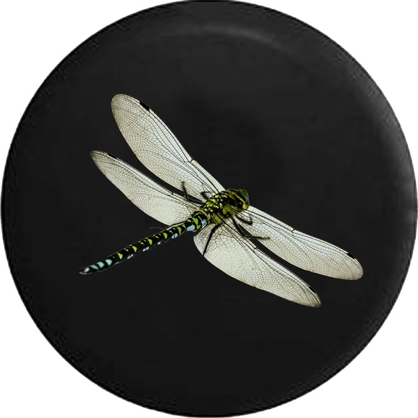 Spare Tire Cover Dragonfly , Yellow & White. Opens flyout.