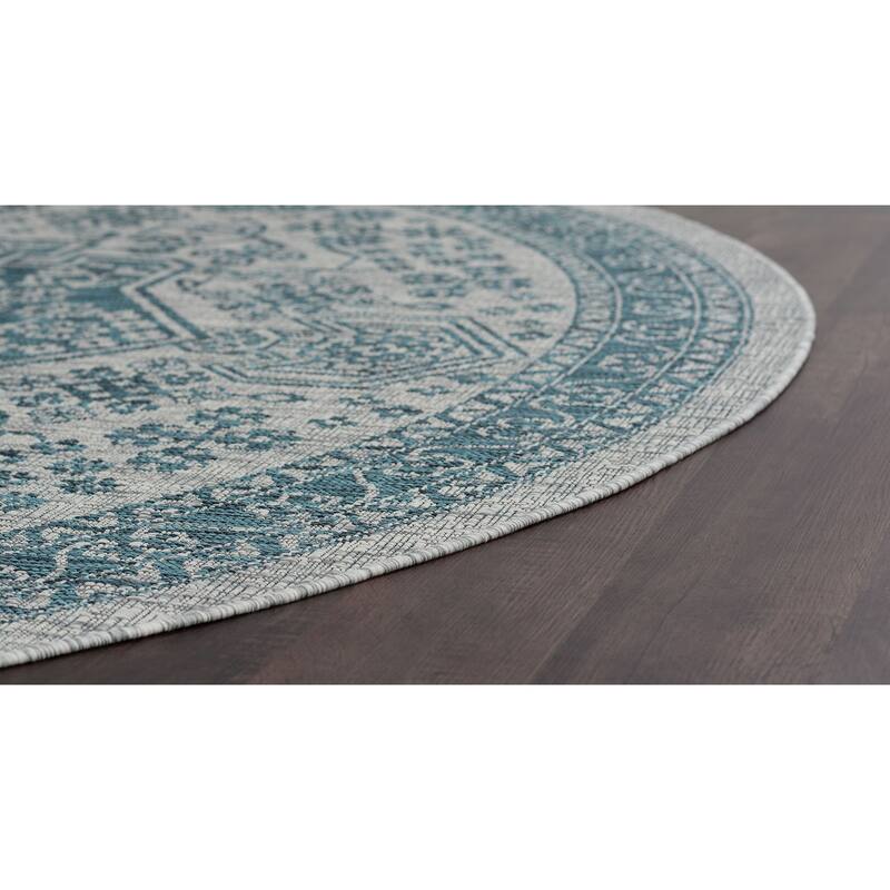 Colonnade Traditional Medallion Indoor/Outdoor Area Rug