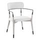 Option Light Grey Fabric/Grey Brushed Wood/Black Accents