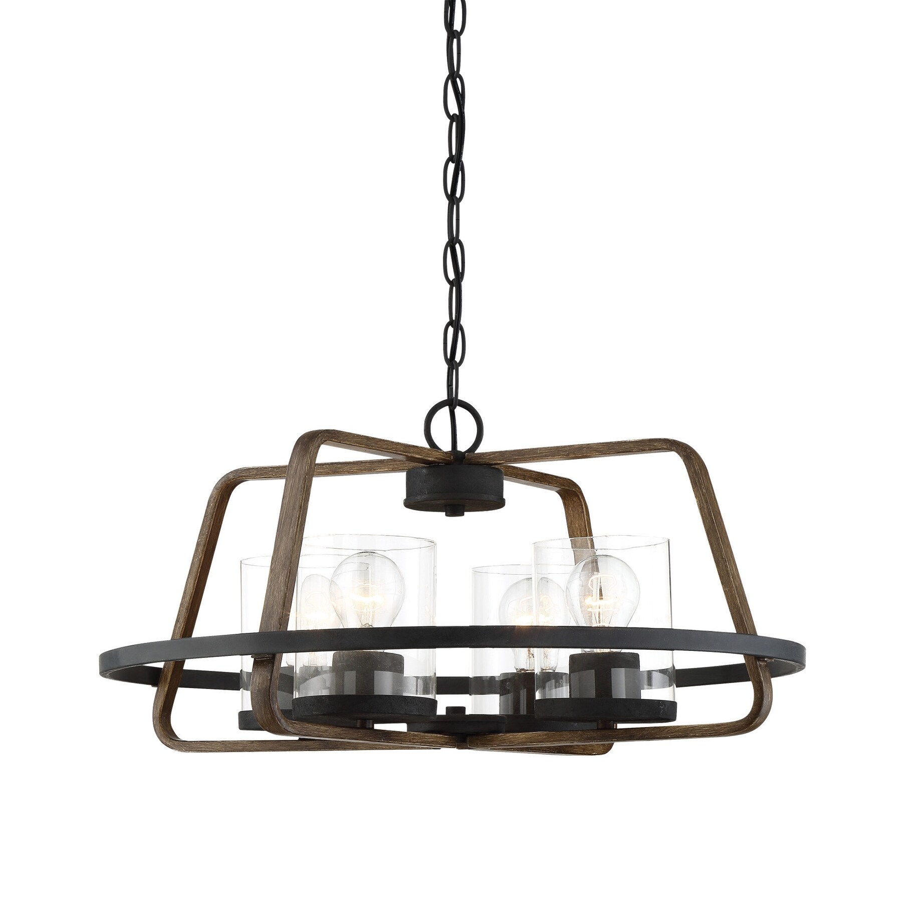 Designers Fountain 93584  Ryder 4 Light 22" Wide Chandelier - Chandeliers For Bedrooms by Overstock.com