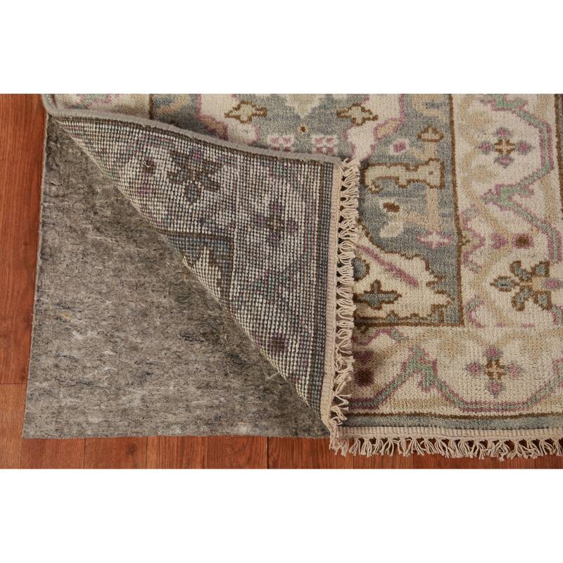 Oushak Oriental Runner Rug Hand-Knotted Wool Carpet - 2'7" x 9'10"