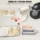 preview thumbnail 18 of 19, Pasta Attachment for KitchenAid Stand Mixer, Stainless Steel Pasta Roller Cutter Set Including Pasta Sheet Roller