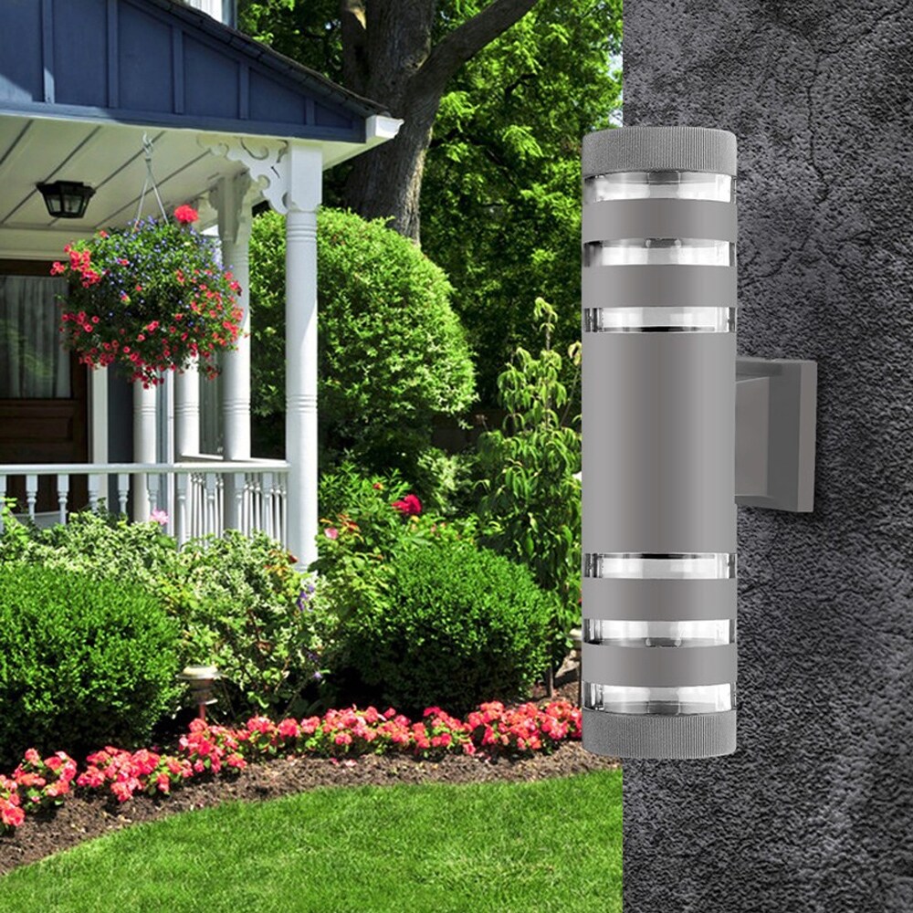Dual outdoor light fixture top