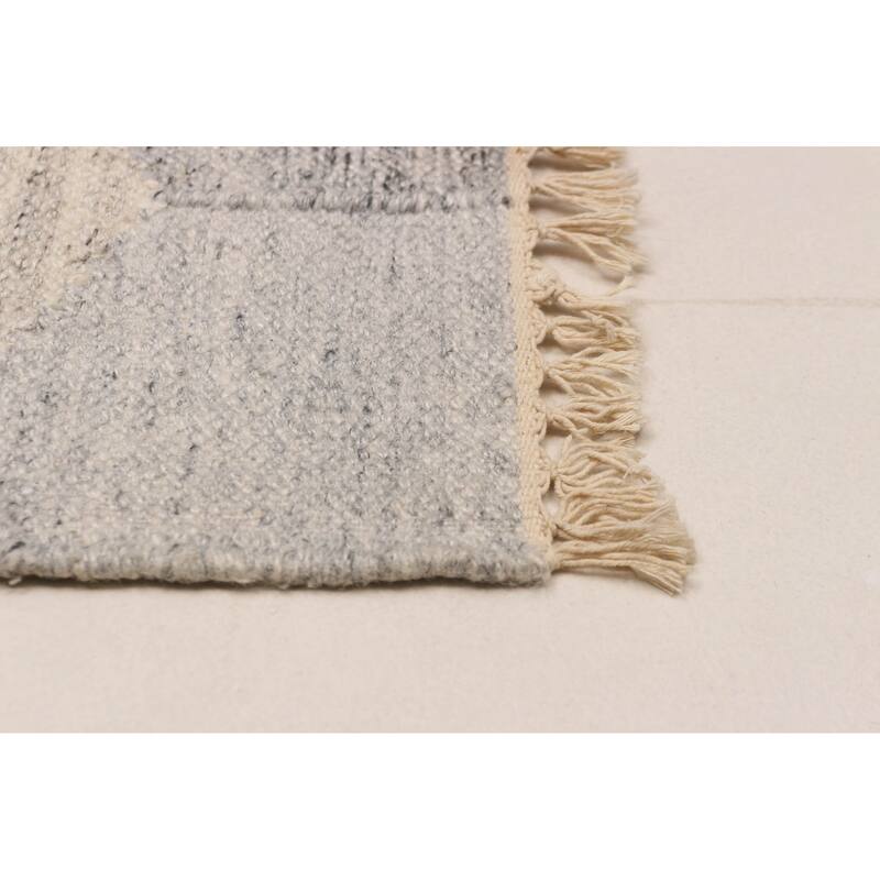 Ankara FW Grey Kilim 5'2" x 8'1" - 5'2 x 8'1