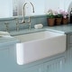 preview thumbnail 1 of 4, DORNBERG 33" x 20" Salena Farmhouse Kitchen Sink with Basket Strainer