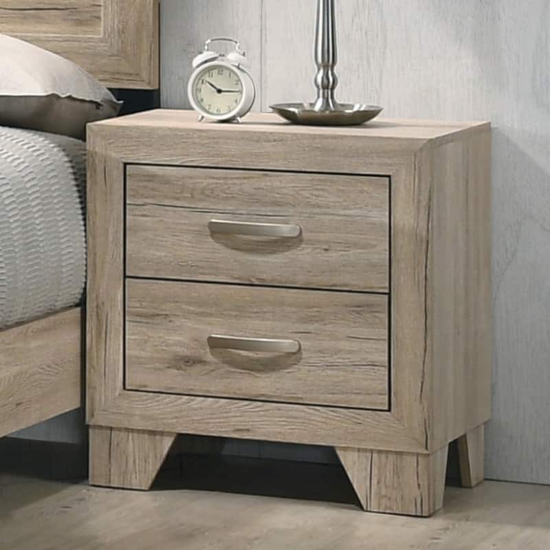 Charming Contemporary Nightstand with Ample Storage for Bedroom Enhancement