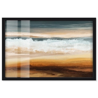 Sandspit Shoreline Coastal Art Shadowbox Print by Art Remedy - Bed Bath ...