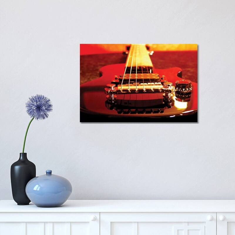 iCanvas "Electric Guitar" by Unknown Artist Canvas Print - 12x18x1.5