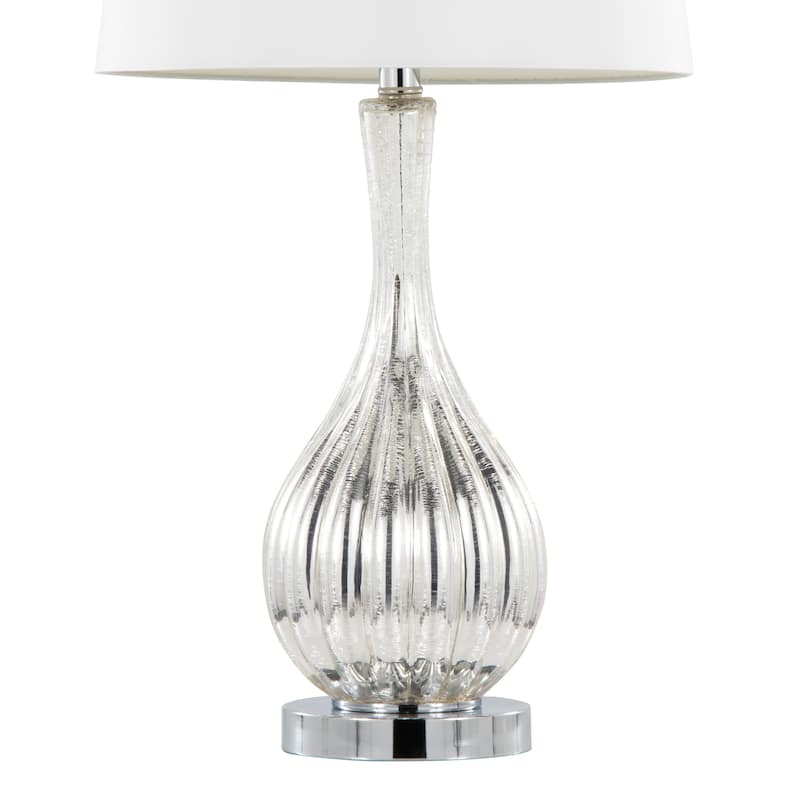Jenny 27.25" Crackle Glass Table Lamp (Set of 2)