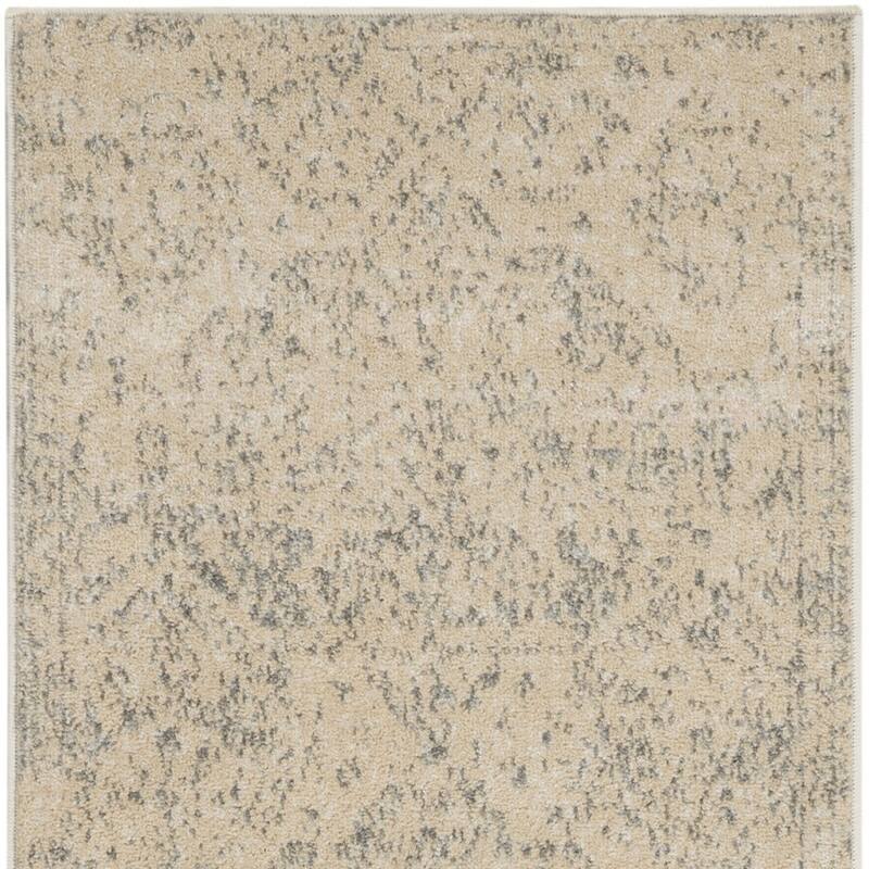 HomeRootsGeometric Transitional Runner Area Rug - 87' X '27' X '0.5