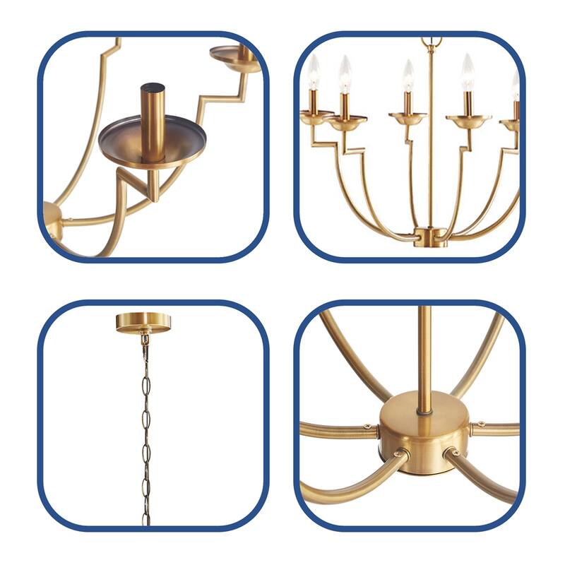 6Light Candelabra Chandelier Bed Bath & Beyond 38343144