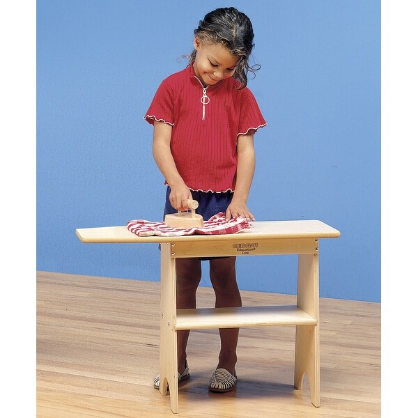 wooden ironing board toy