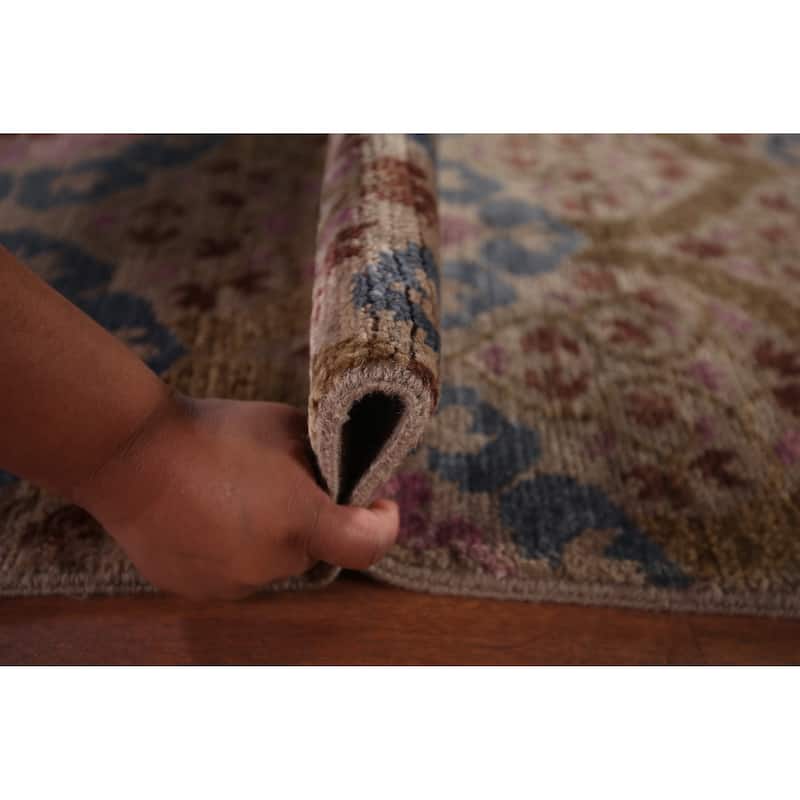 All-Over Handmade Contemporary Indian Area Rug Oriental Jute Carpet - 8'0" X 10'1"