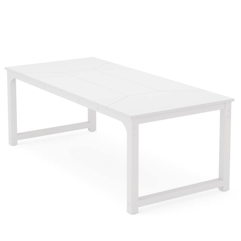 6.5FT Modern Conference Table for Meeting Room, Home Office - 78.9" L x 39.3 W x 30.3" H