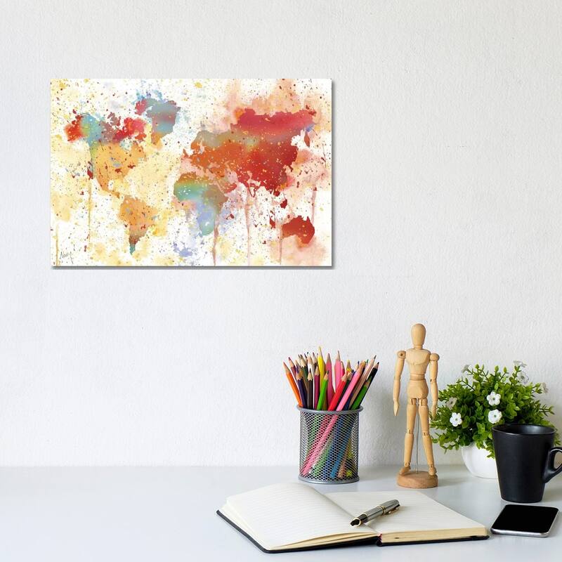 iCanvas "Traveled The World" by Nan Canvas Print - 8x12x0.75