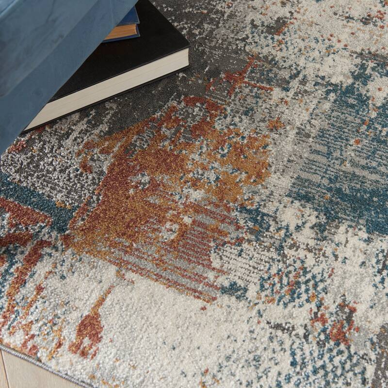 Nourison Ludlow Abstract Modern Area Rug