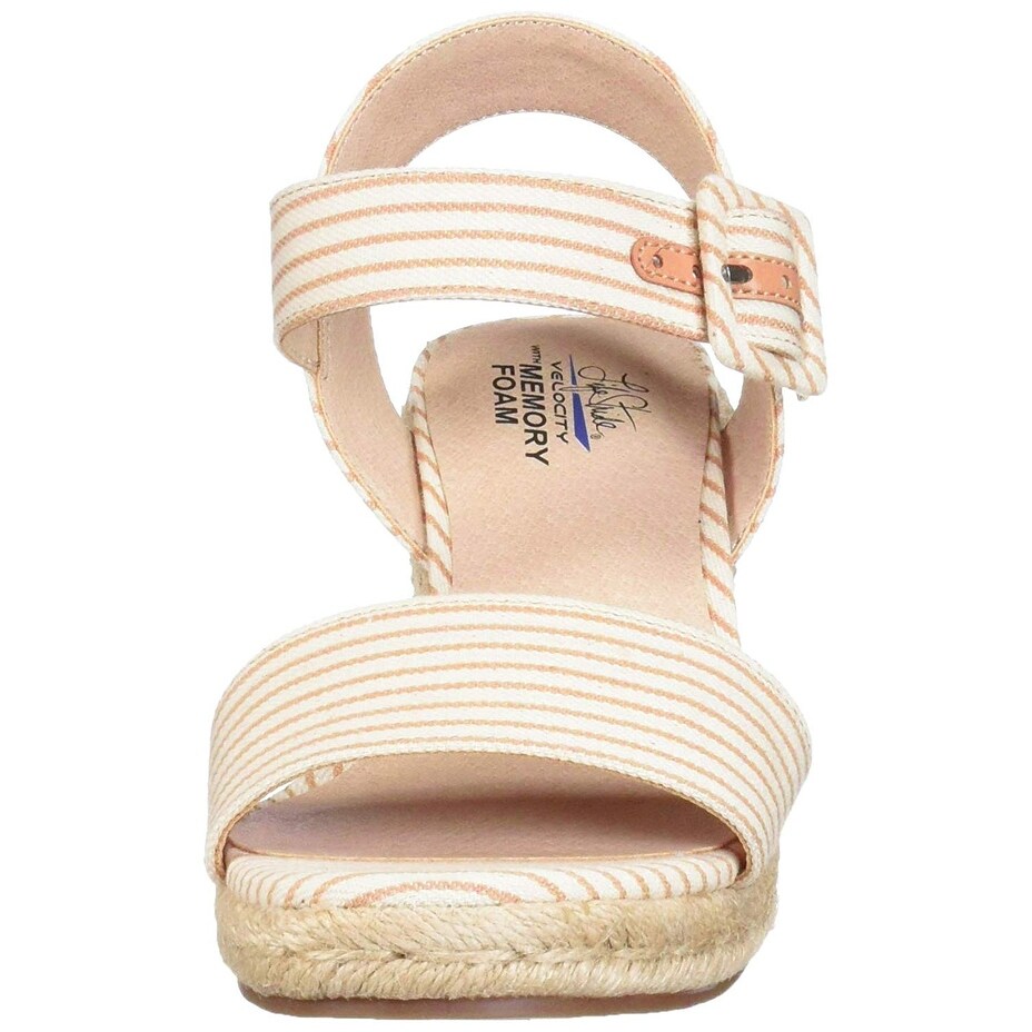 lifestride tango espadrille wedge sandal