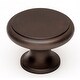 preview thumbnail 4 of 8, Alno Knobs 1-1/4 Inch Mushroom Cabinet Knob Chocolate Bronze