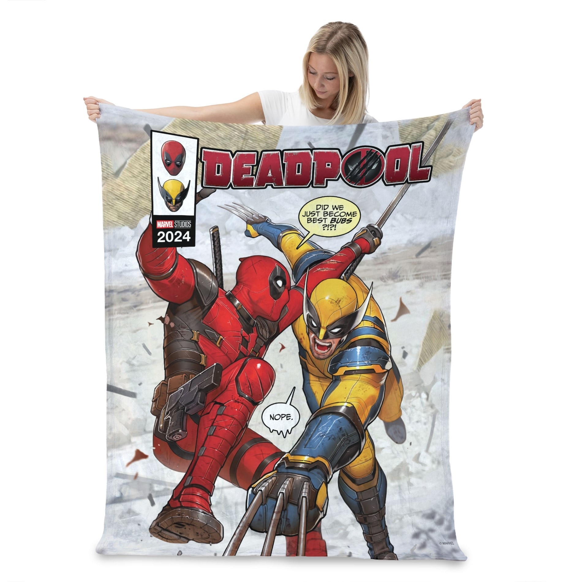 Marvel Deadpool 3 Silk Touch Throw Blanket Bed Bath Beyond 40787419