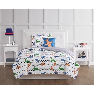 My World Dino Tracks 4 Piece Comforter Set