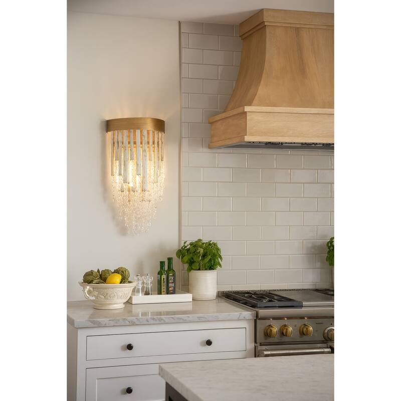 Varaluz Lafayette 2-Light Wall Sconce - Havana Gold