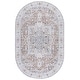 preview thumbnail 33 of 45, SAFAVIEH Arizona Ingund Machine Washable Slip Resistant Vintage Oriental Rug 5' x 8' Oval - Taupe/Beige - Oval
