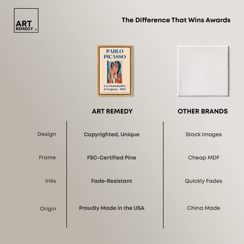 Faces of Demoiselles Canvas by Art Remedy