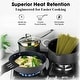 preview thumbnail 4 of 5, Gotham Steel Pro Ultra Ceramic 2X Nonstick 4 Qt Deep Sauté Pan with Lid Cookware
