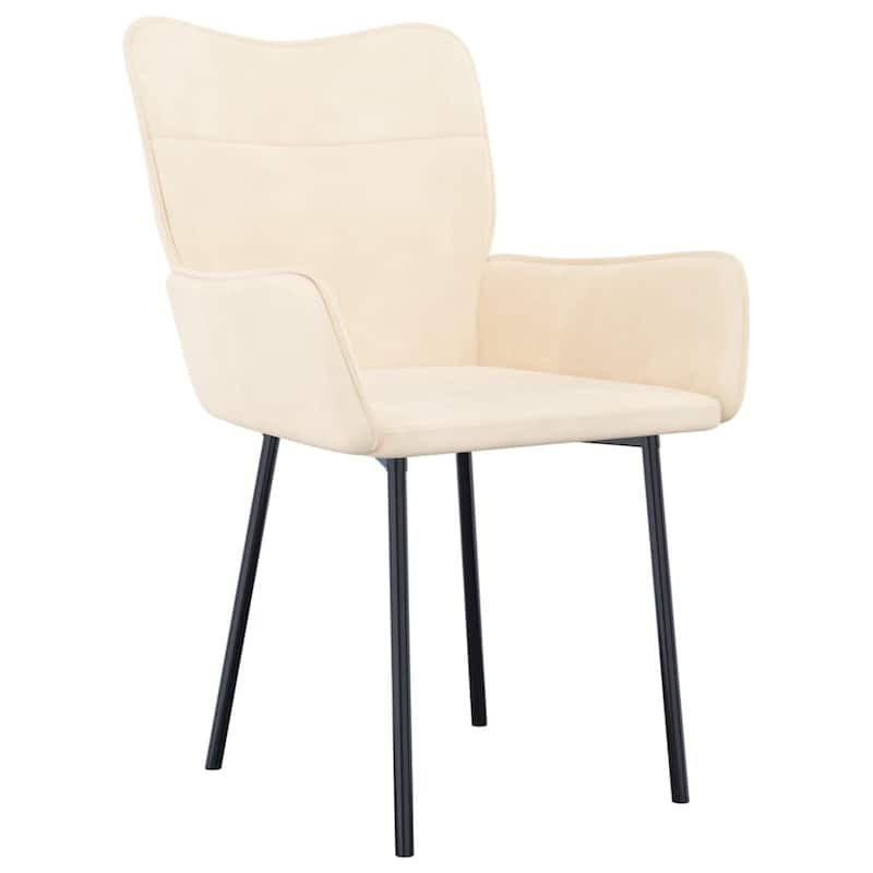 vidaXL Dining Chairs 2 Pcs Accent Upholstered Chair for Living Room Velvet - 21.7" x 23" x 32.1"