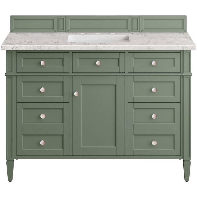 James Martin Vanities 655-V48-3EJP Brittany 48" Single Basin Poplar