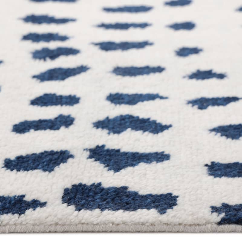 Overton Handmade Boho Animal Print Area Rug