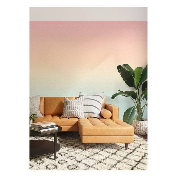RoomMates Rainbow Aura Ombre Peel and Stick Wallpaper Mural - Bed Bath ...