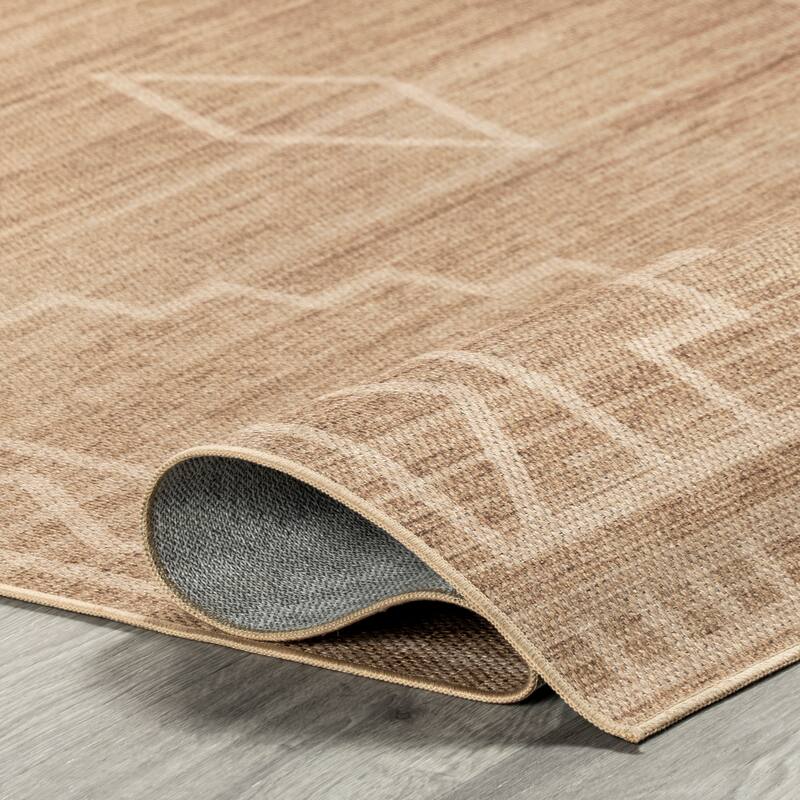 Velma Easy Jute Machine Washable Area Rug