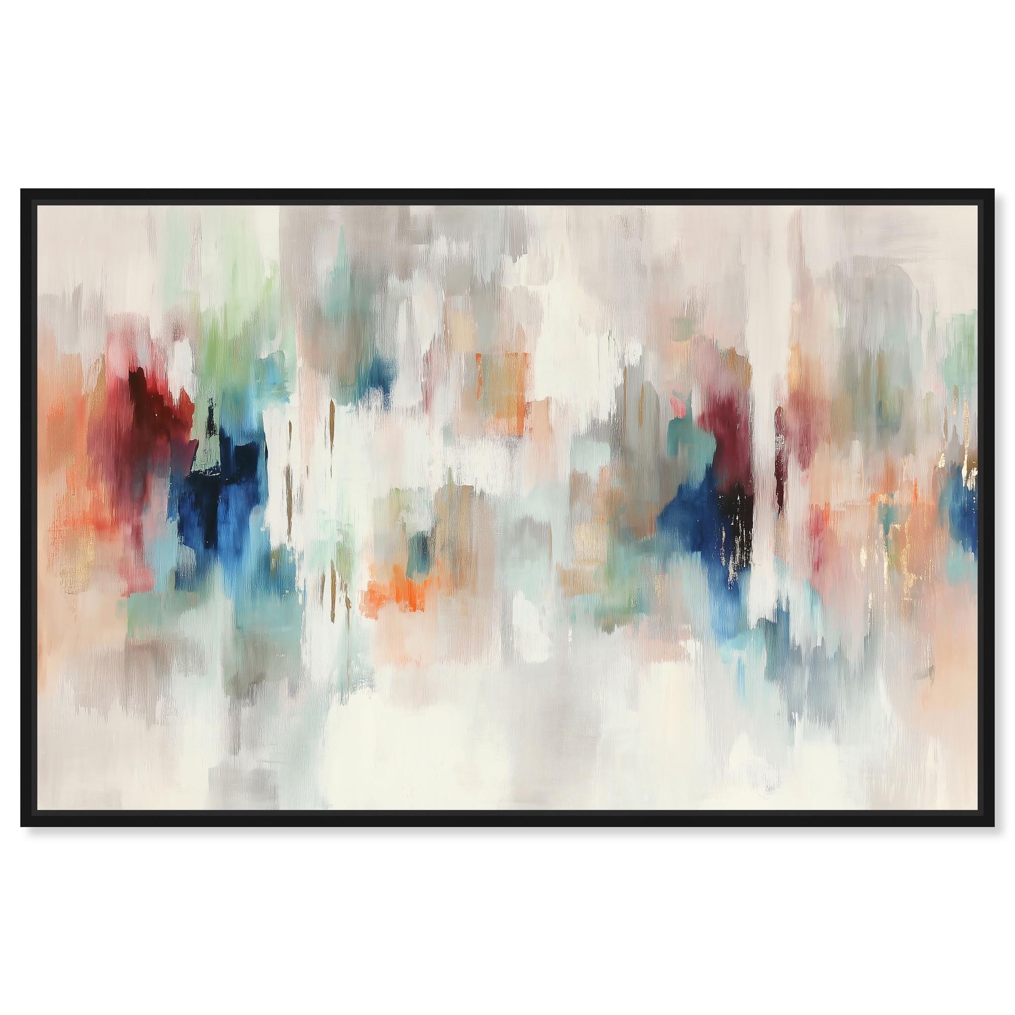 Fading Color I Abstract Wall Art Canvas Print by Art Remedy