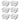Majestic Gifts Inc. Glass Stackable Bowls - Set/6