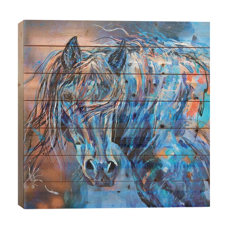 Wild One Print On Wood by Lindsey Dahl - Multi-Color - 26x26x1.5