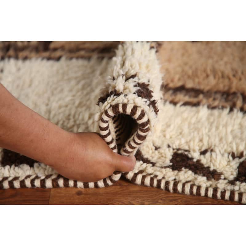 Anatolian Oriental Runner Rug Hand-knotted Natural Dye Wool Carpet - 3'7"x 11'2"
