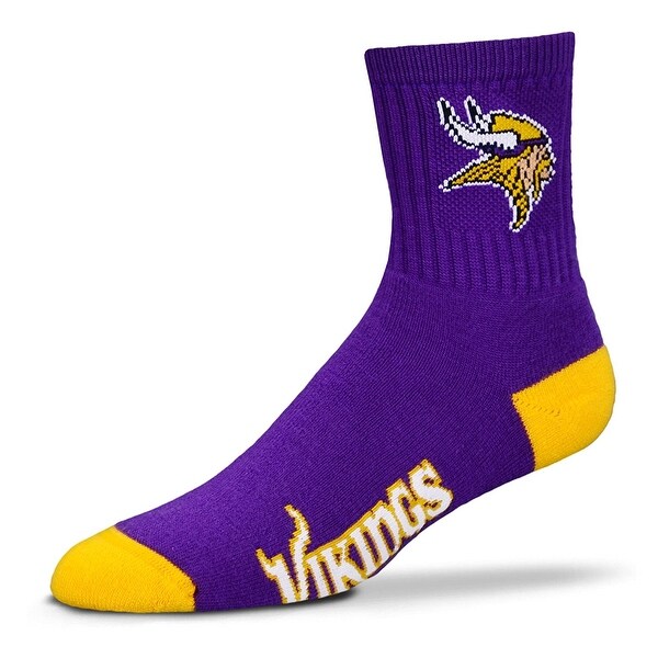 Minnesota Vikings Team Color Crew Socks