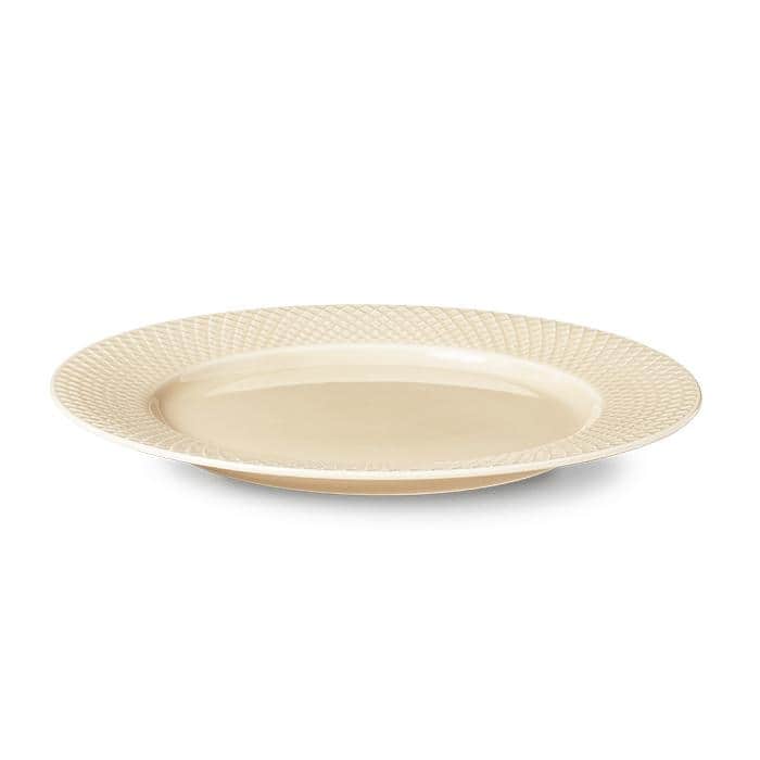 Rhombe Earth Dinner Plate, Marble, Ø: 10.6" - 10.6