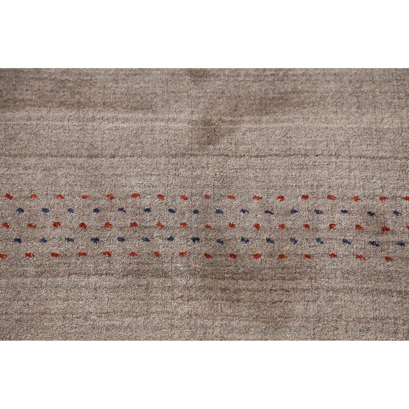 Gabbeh Indian Area Rug Handmade Multi-Color Wool Carpet - 5'0" x 7'9"