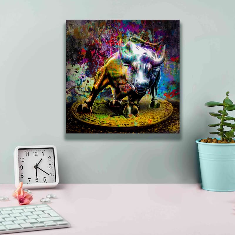 Epic Graffiti 'Bitcoin Bull Market,' Canvas Wall Art
