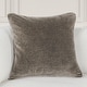 preview thumbnail 114 of 130, Villa by Classic Home Harriet Velvet Throw Pillow 22x22 - Brown