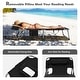 preview thumbnail 6 of 9, Gymax Portable Beach Chaise Lounge Chair Folding Reclining Chair w/